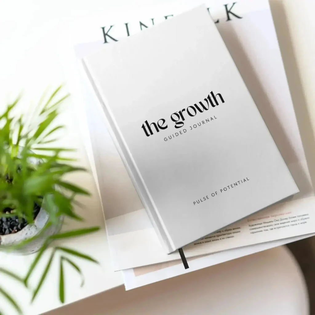 The Growth Guided Journal structured personal development journal supporting identity shifts confidence building and emotional clarity during routine reset seasons