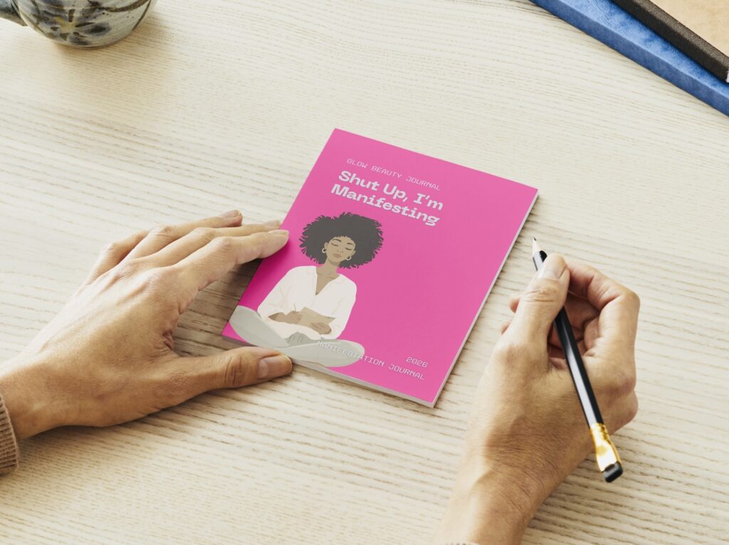 Shut Up I’m Manifesting digital journal for women mindset reset manifestation planner